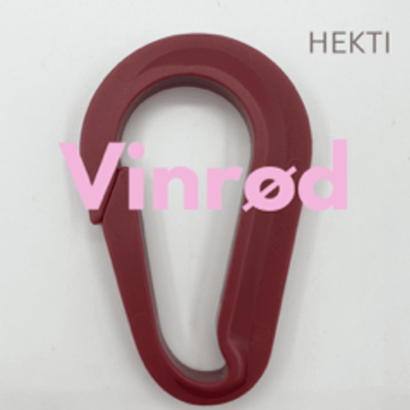 Hekti karabinkrok, Vinrød
