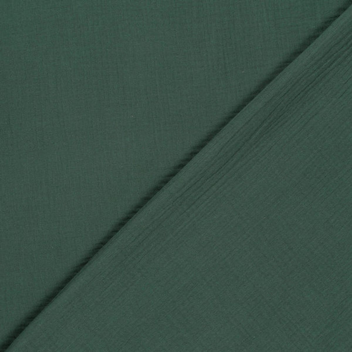 NYHET! Økologisk musselin, dark green