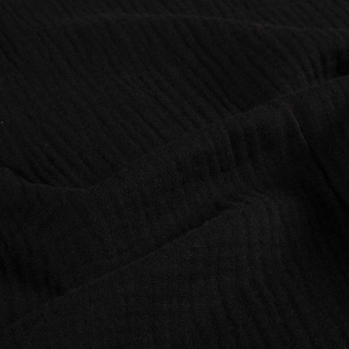 NYHET! Økologisk musselin, black