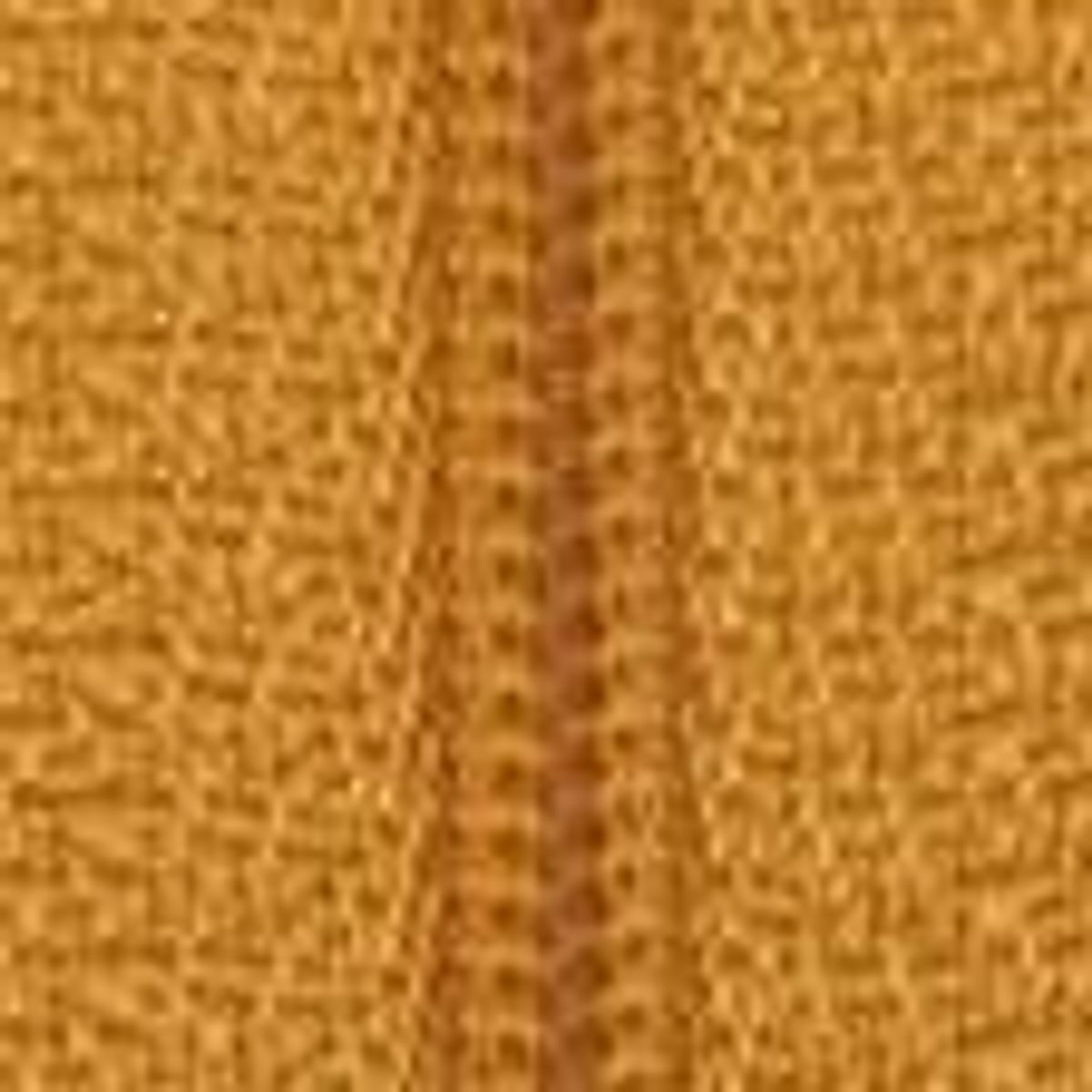 1 meter glidelås med 4 glidere, sennep