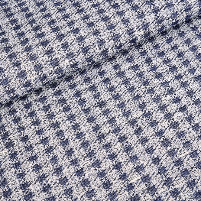 Hovedbilde Økologisk bouclé, china blue
