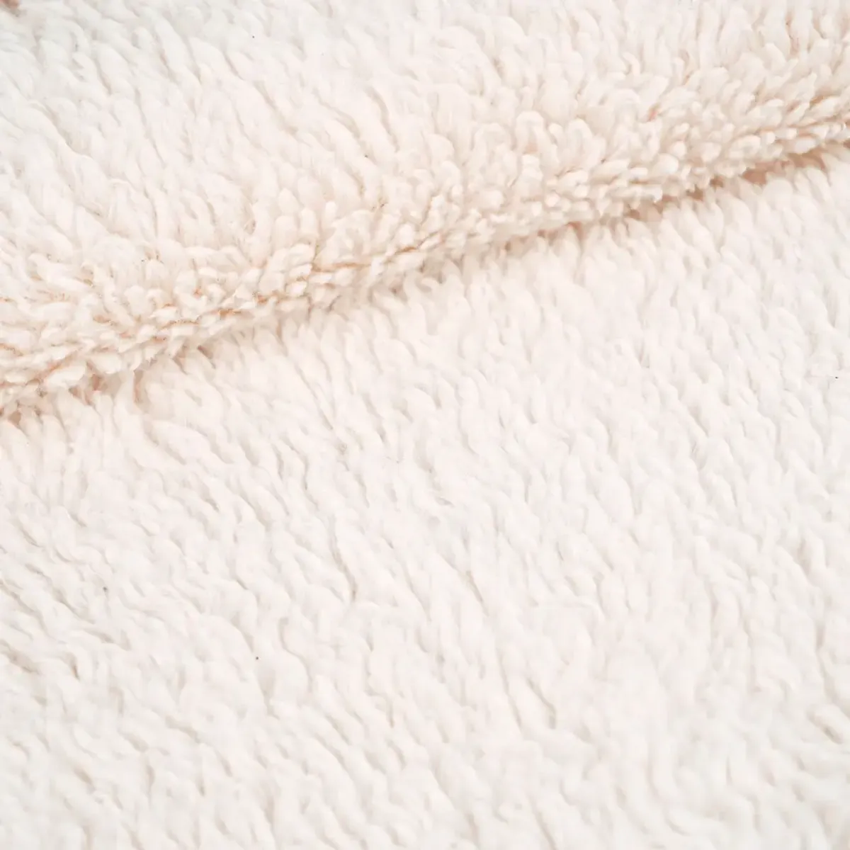 NYHET! Teddystoff 100% bomull, naturhvit 