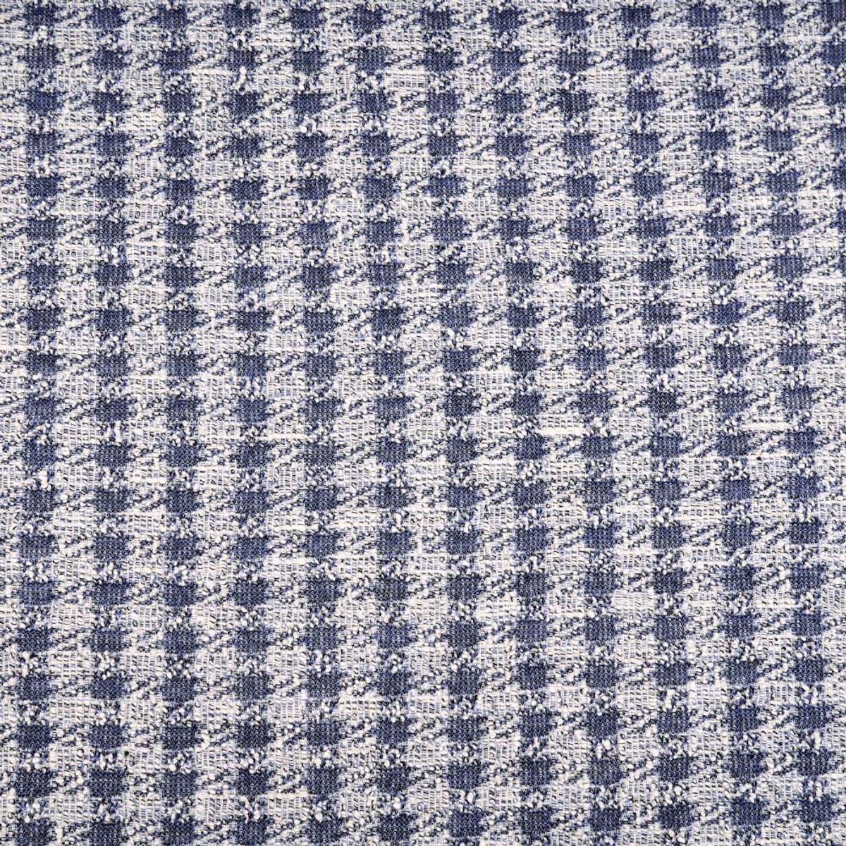 Økologisk bouclé, china blue