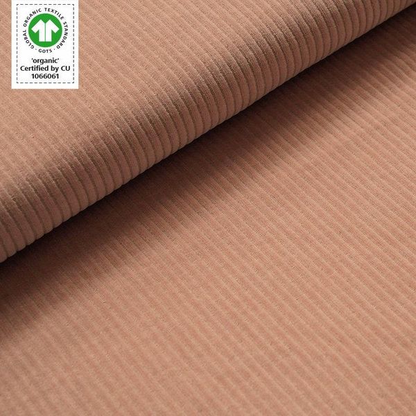 Hovedbilde Økologisk myk cordfløyel, cafe au lait