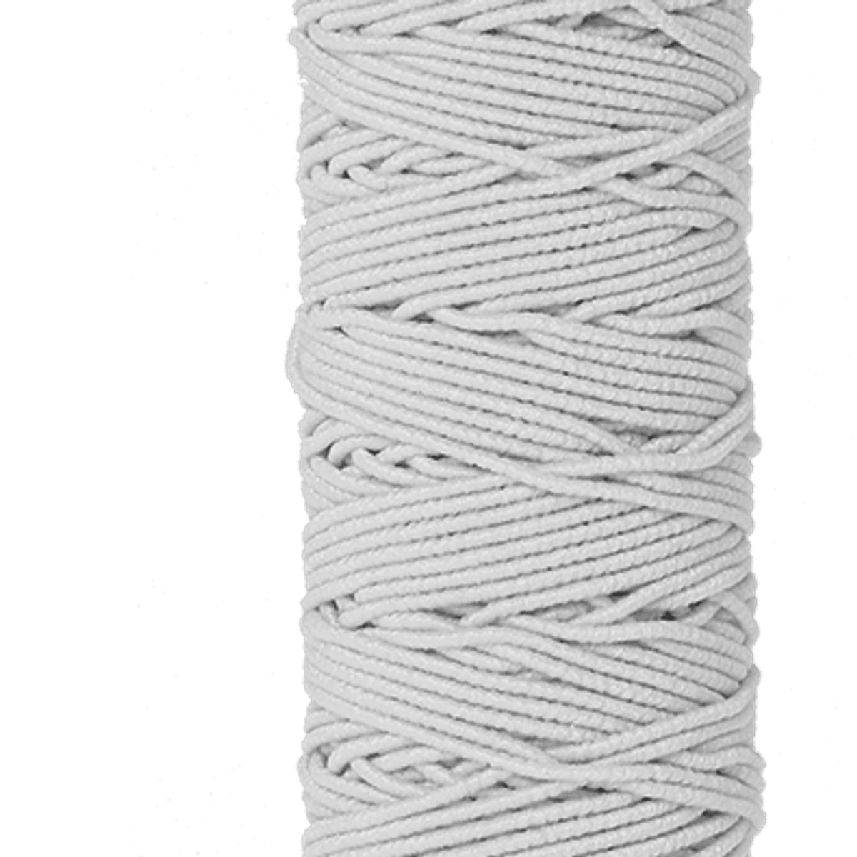 Mettler, elastisktråd 10m, lys grå