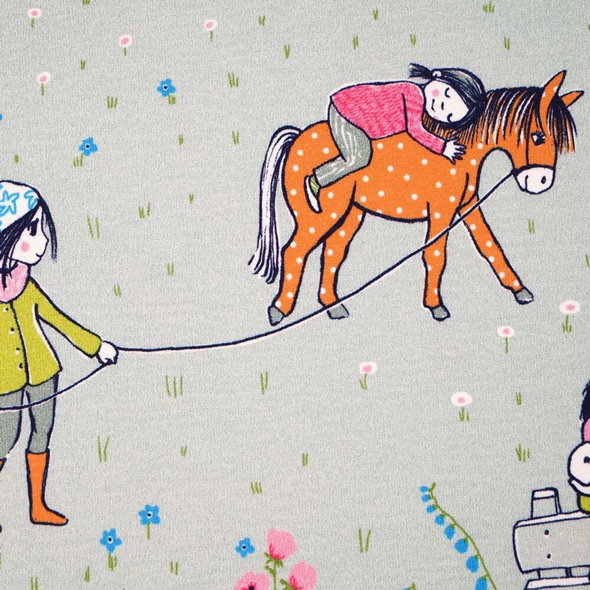 Økologisk bomullsjersey, ridetur