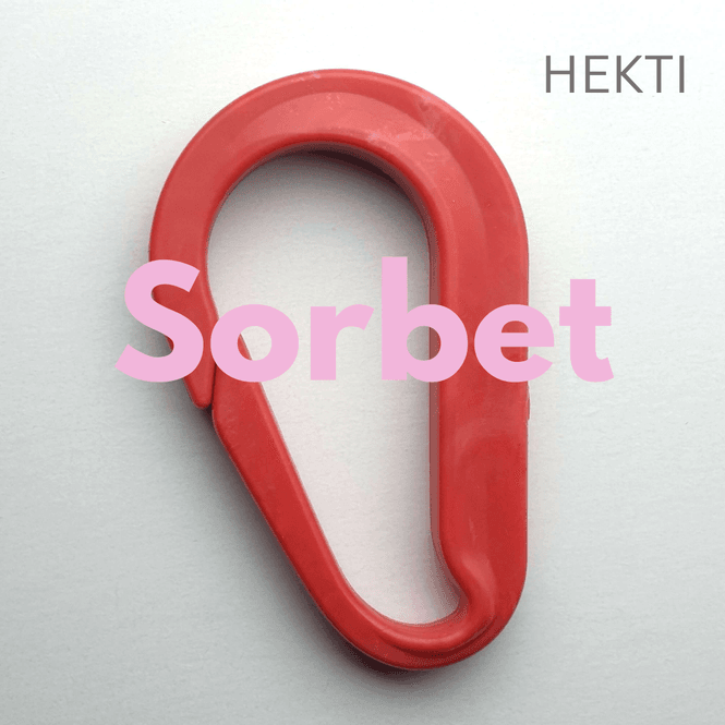 Hovedbilde Hekti karabinkrok, Sorbet