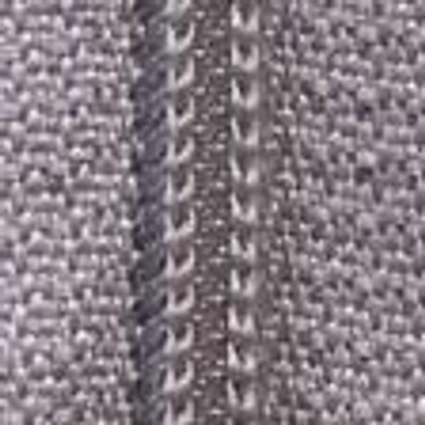 Hovedbilde 1 meter glidelås med 4 glidere, lys grå